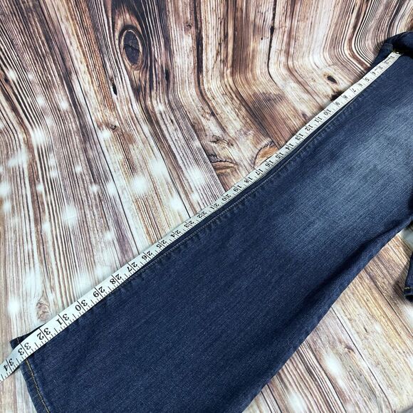 Levi's BOLD CURVE BOOT CUT Sz 10/30 Long Blue Mid Rise Jeans Denim Pants 28X33.5 - Picture 9 of 13